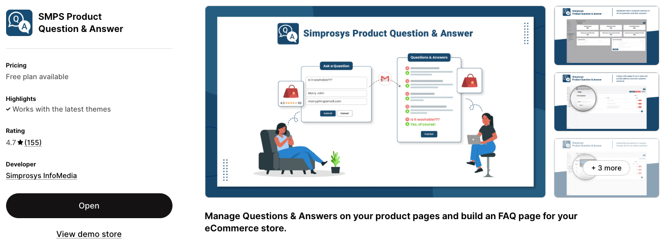 SMPS Product Question & Answer SMPS Product Question & Answer - Shopify App Store Preview