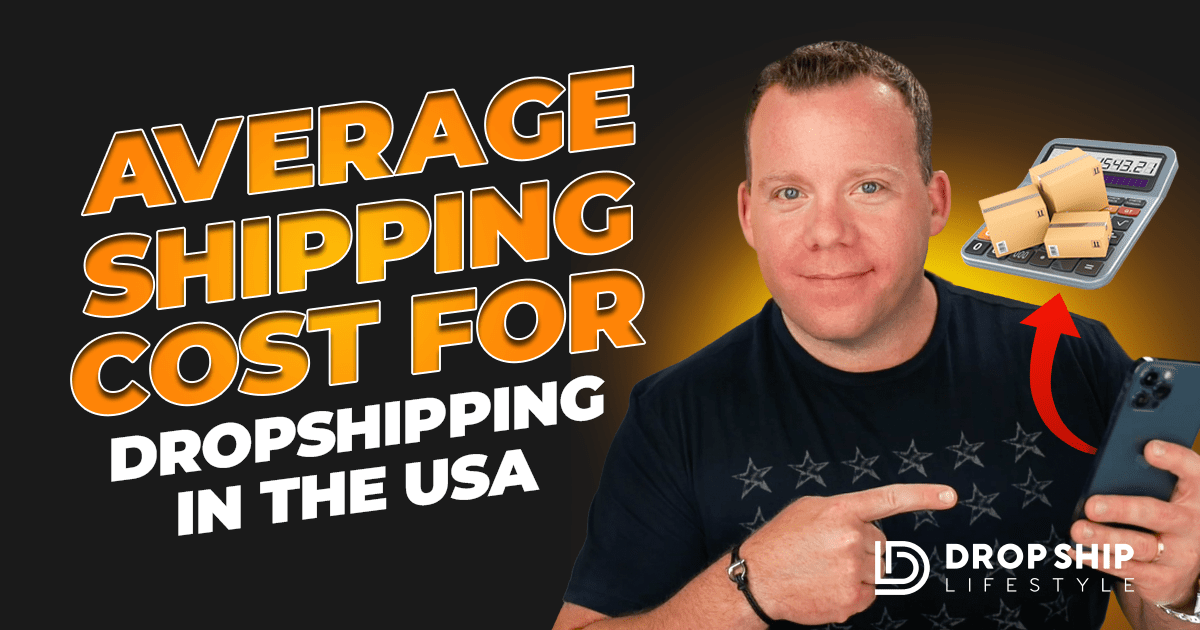 Average Shipping Cost for Dropshipping in the USA - Blog Cover Image