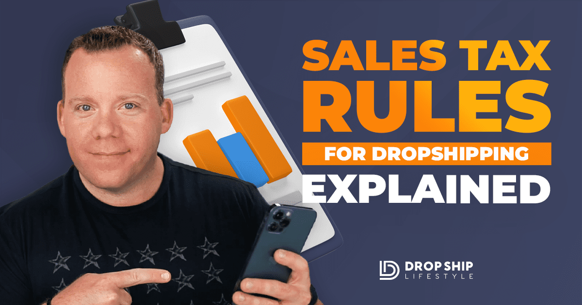 Sales Tax Rules for Dropshipping Explained - Blog Cover Image