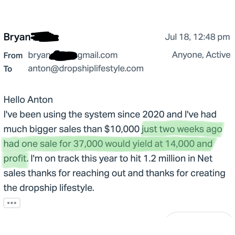 Member success story