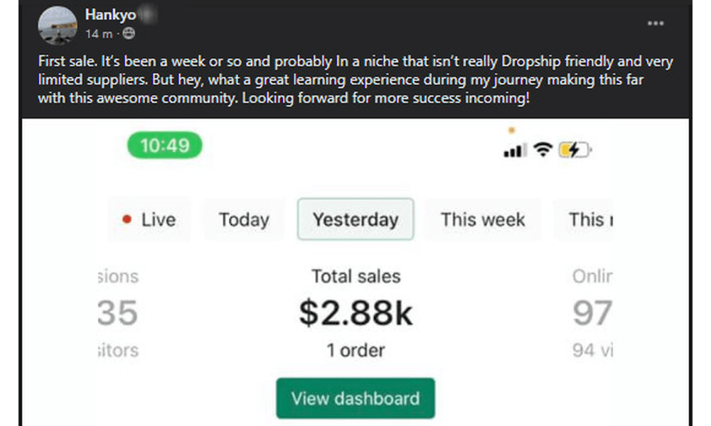 Member success story