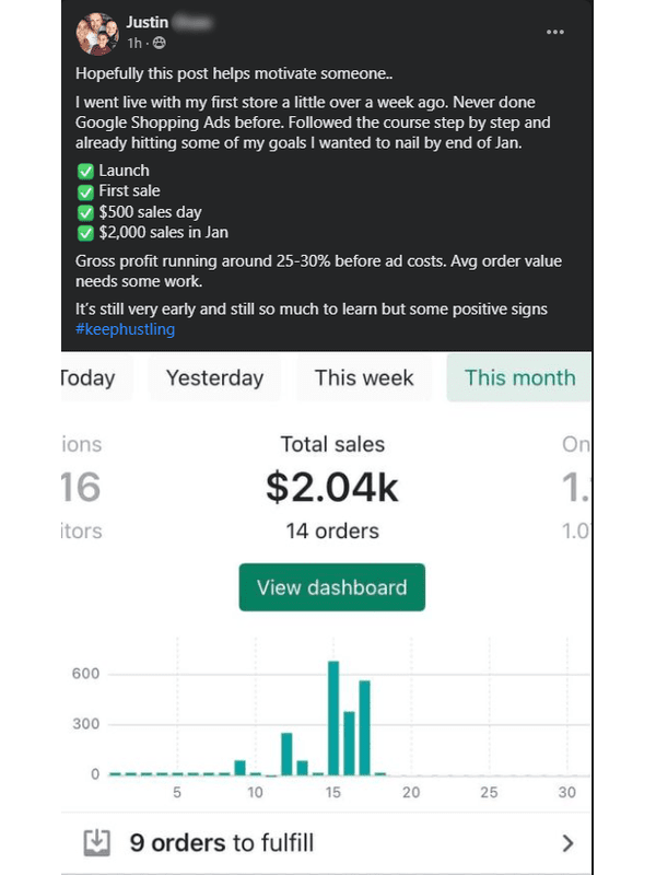 Member success story