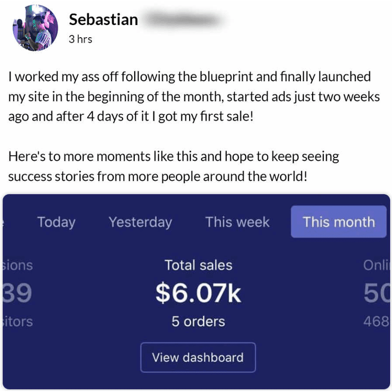 Member success story